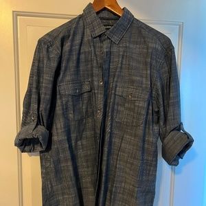 Alfani Button Down Long/Short Sleeve